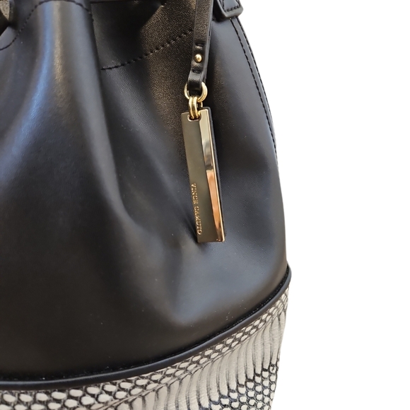 Vince Camuto Leather Leila Drawstring Bucket Bag - Picture 6 of 10